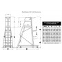 Stockmaster Lift Truck Order Picking Ladder 1.720m image